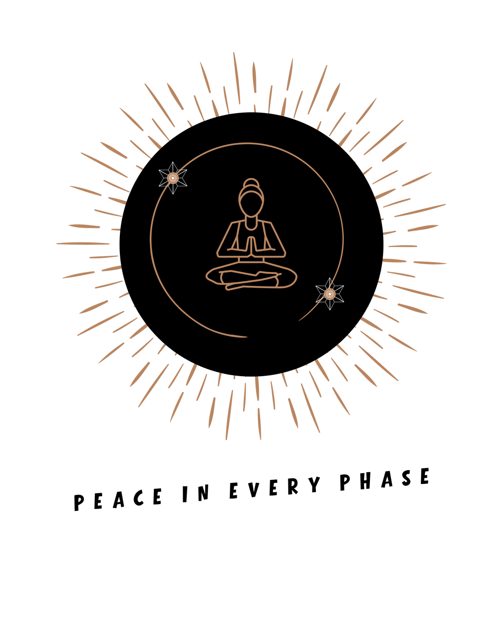 Wear Amura - Peace In Every Phase-Women's Classic White-N-Grey T-Shirt