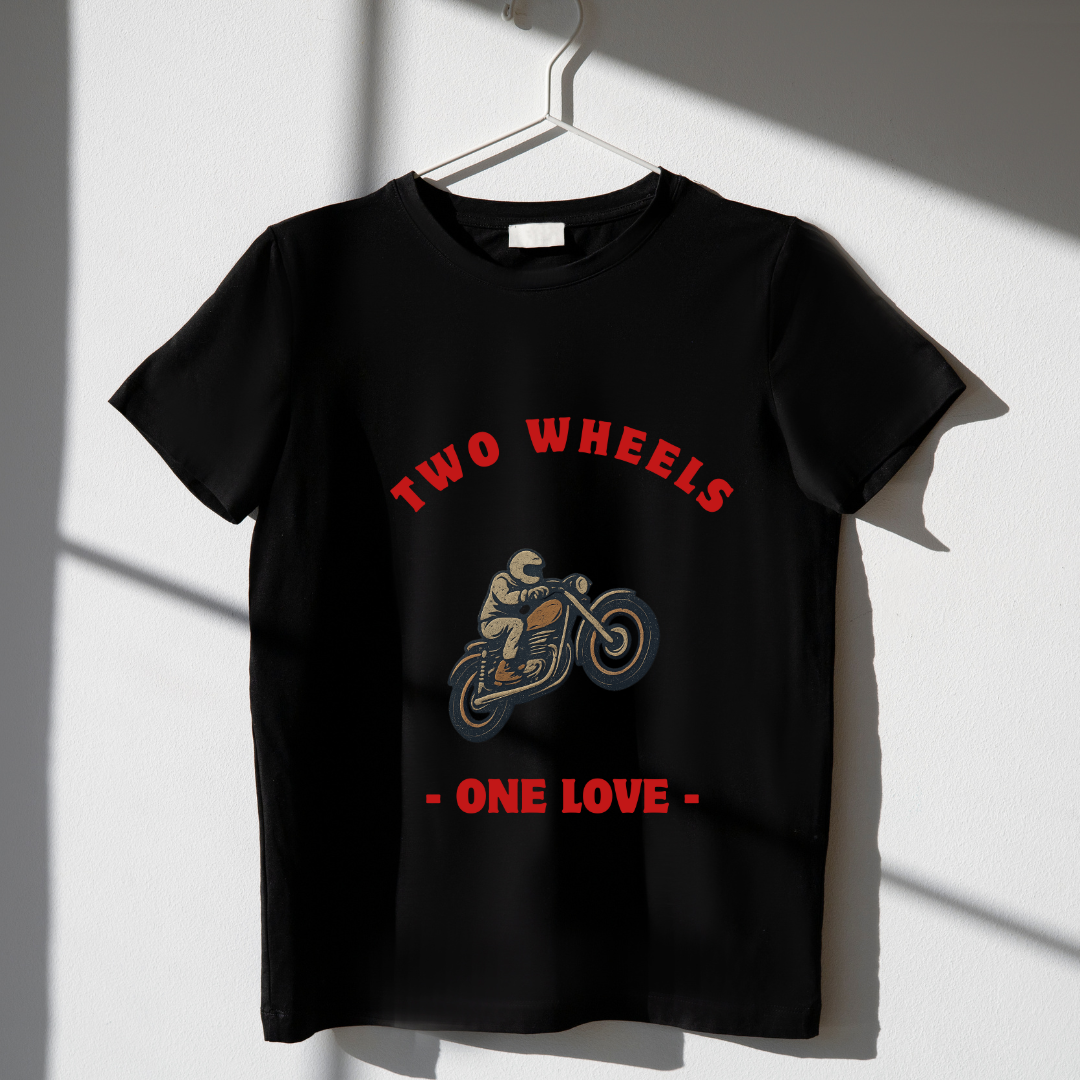 Wear Amura - Two Wheels One Love Crew Men's T-Shirt