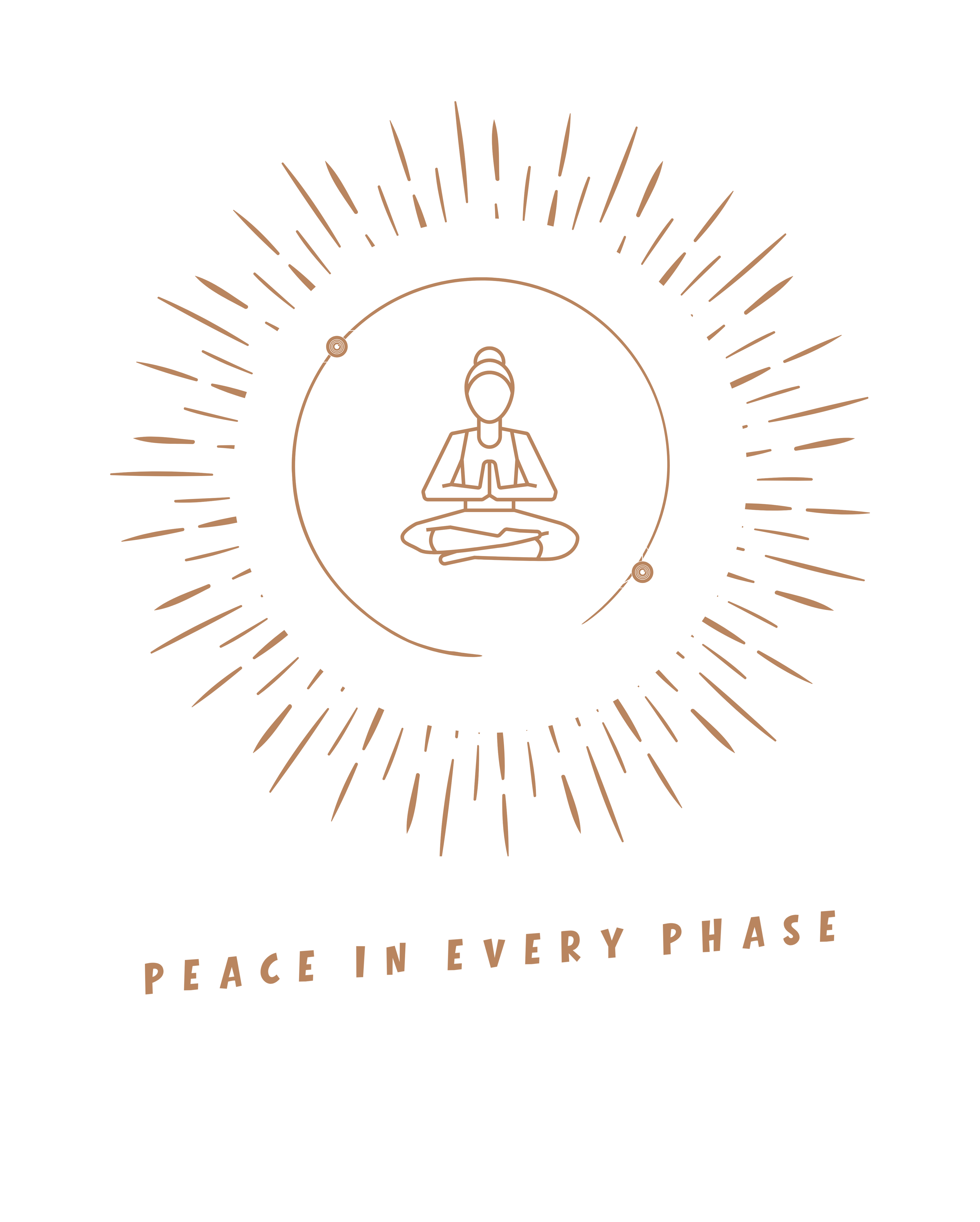 Wear Amura - Peace In Every Phase-Crop-Top Women's-T-Shirt