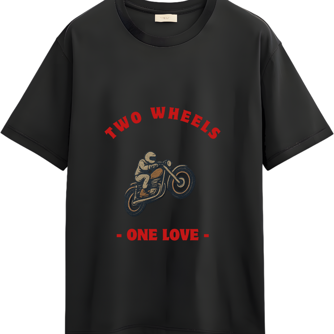 Wear Amura - Two Wheels One Love Crew Men's T-Shirt