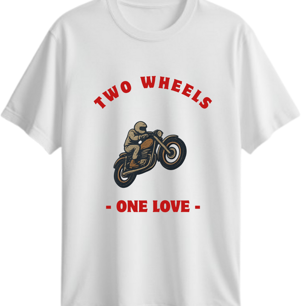Wear Amura - Two Wheels One Love Crew Men's T-Shirt
