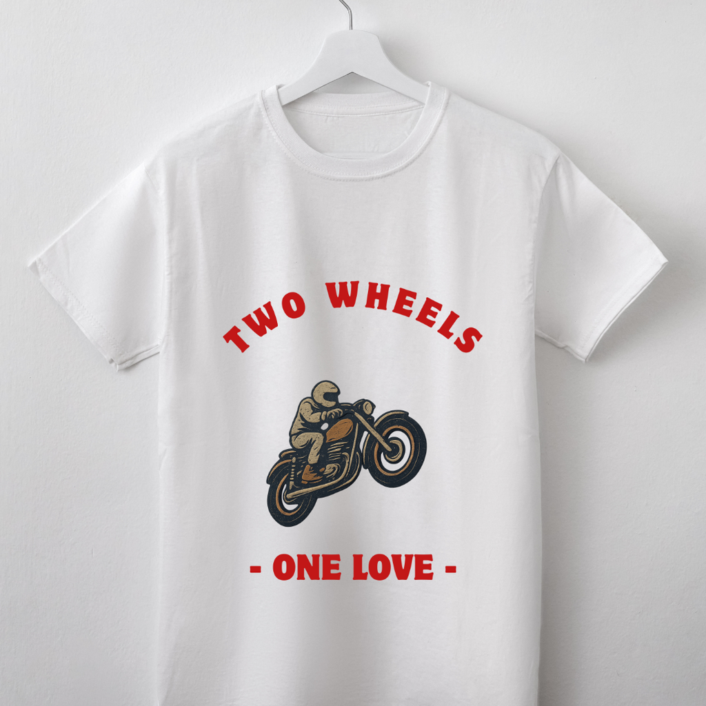 Wear Amura - Two Wheels One Love Crew Men's T-Shirt