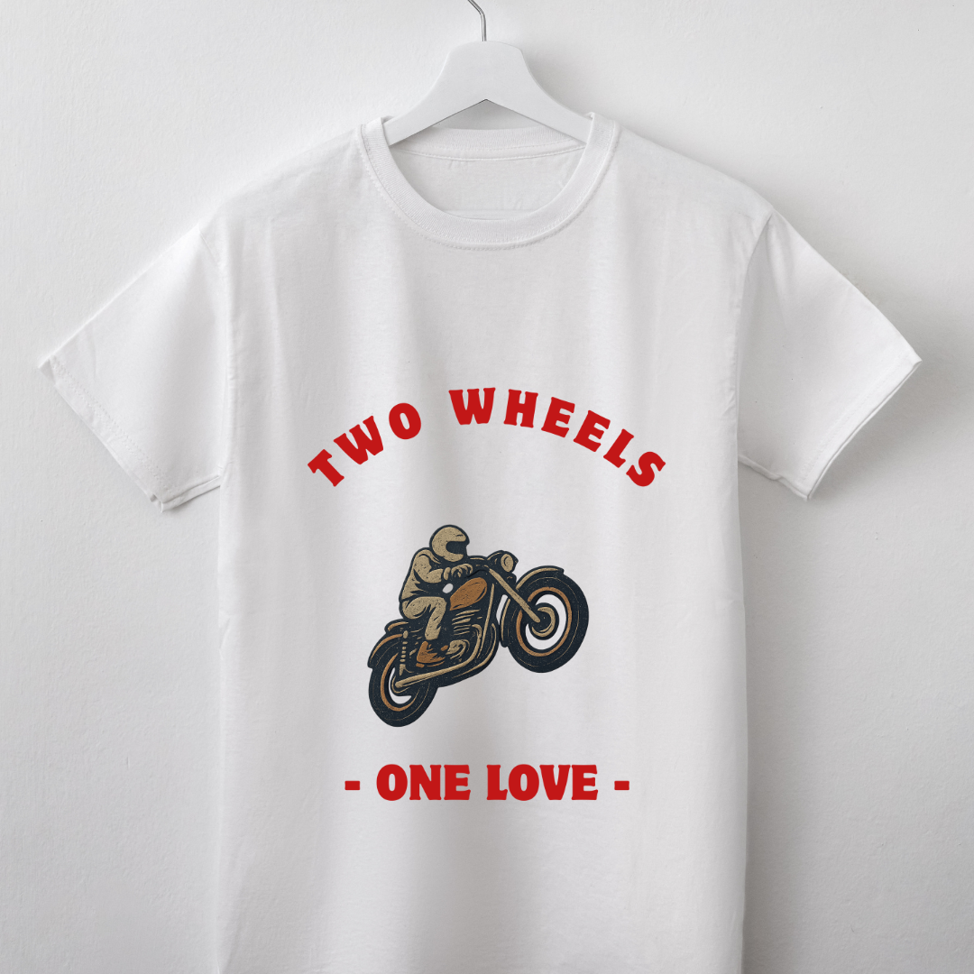 Wear Amura - Two Wheels One Love Crew Men's T-Shirt