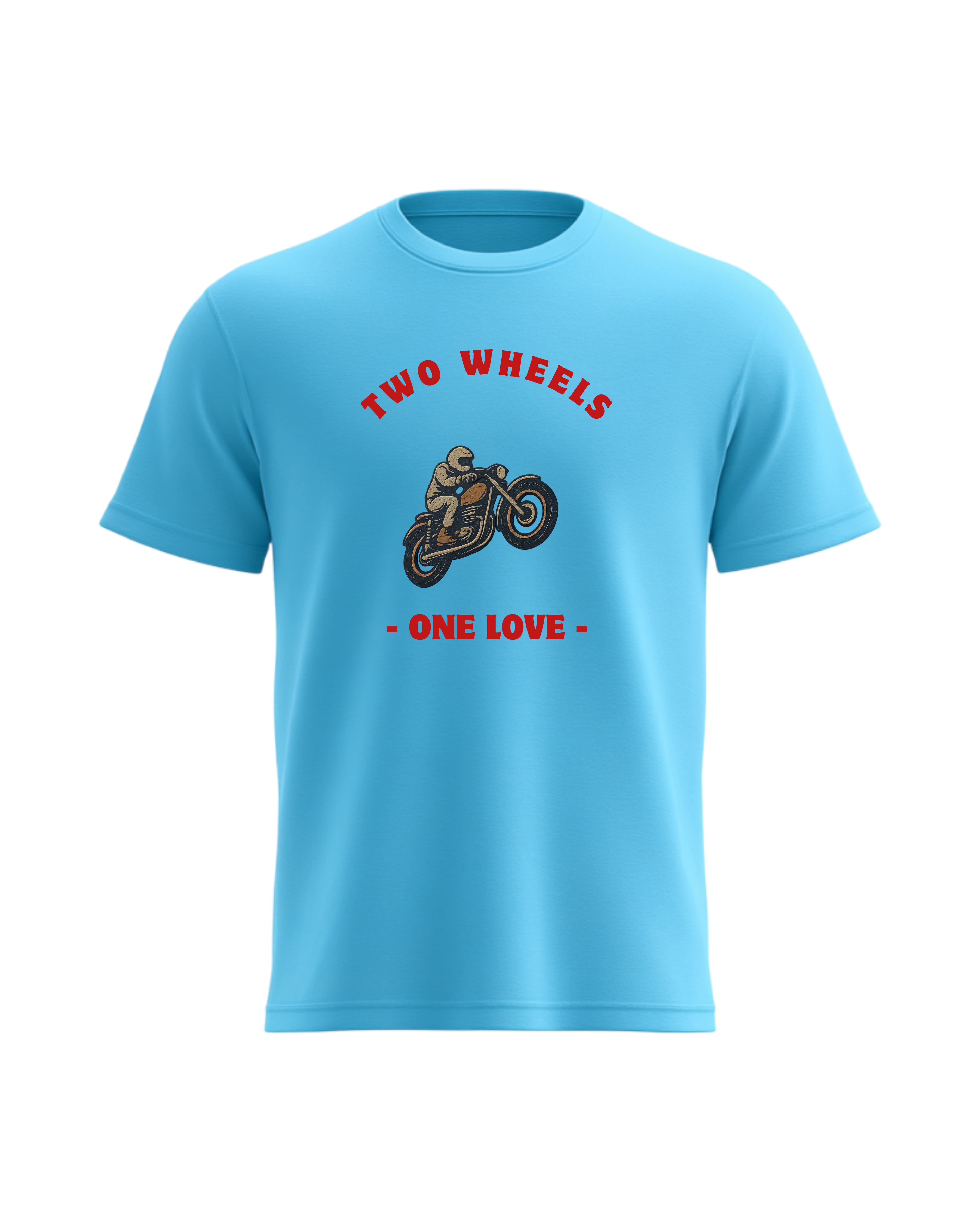 Wear Amura - Two Wheels One Love Crew Men's T-Shirt