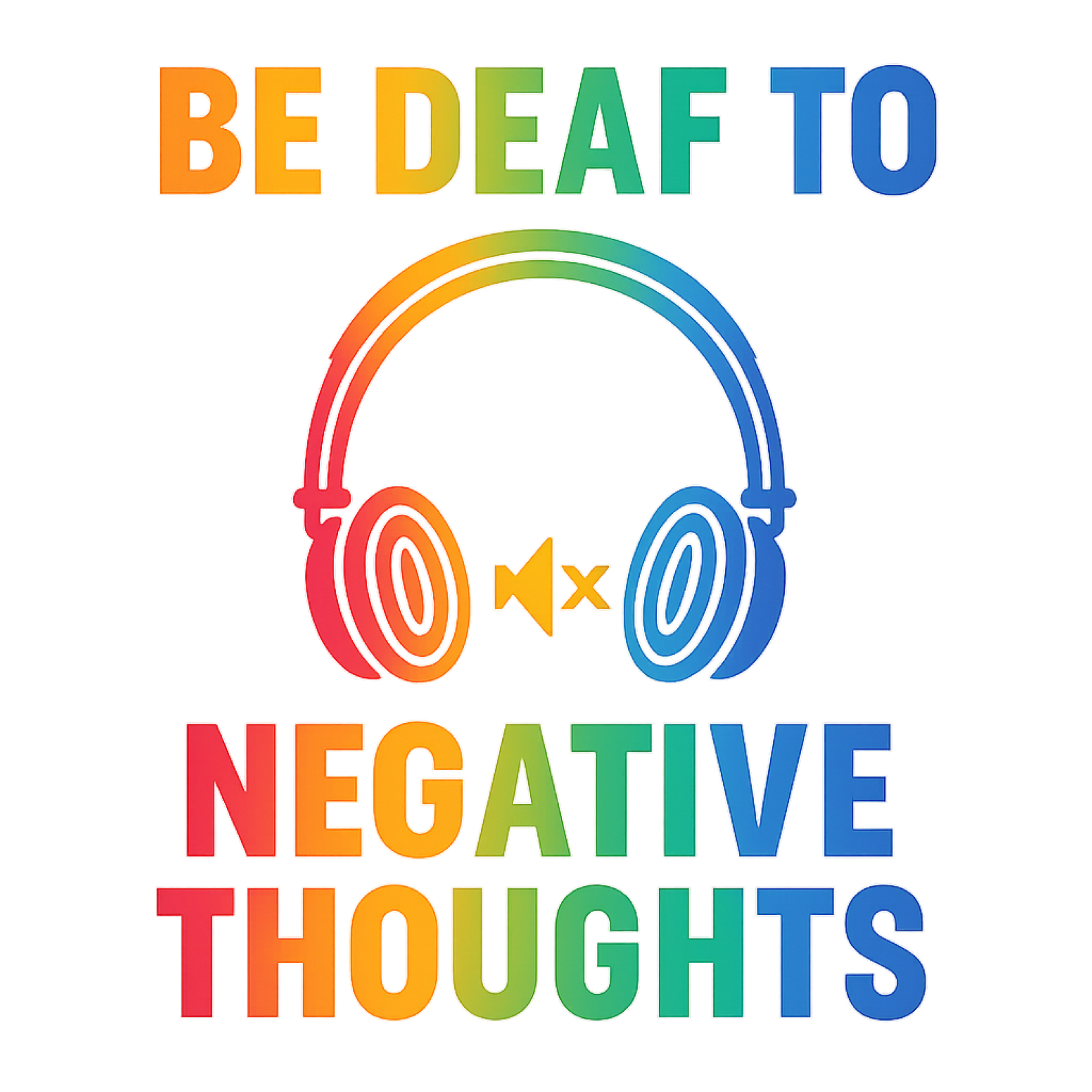 Wear Amura - Women's  Deaf To Negative Thought  Classic T-Shirt